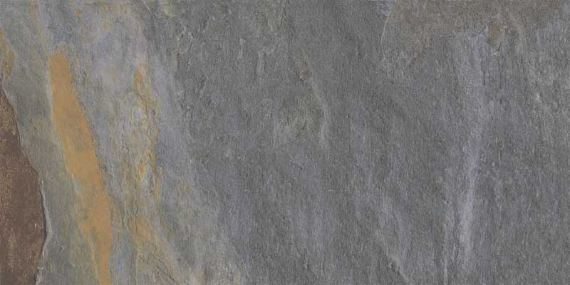 Dettaglio piastrella in gres porcellanato effetto pietra naturale esotica. Collezione Polinesia di Idea Ceramica, Colore Padang Formato 30x60 antiscivolo R11 per esterni