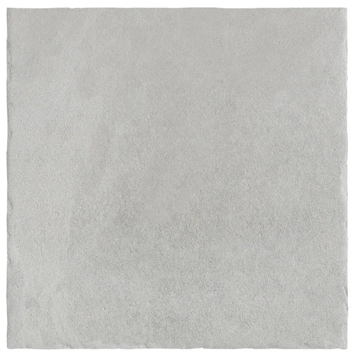Dettaglio piastrella in gres porcellanato effetto pietra rustica della Collezione Proxi di Ceramica Settecento, colore Bianco 48x48