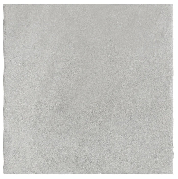 Dettaglio piastrella in gres porcellanato effetto pietra rustica della Collezione Proxi di Ceramica Settecento, colore Bianco 48x48