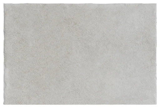Dettaglio piastrella in gres porcellanato effetto pietra rustica della Collezione Proxi di Ceramica Settecento, colore Bianco 32x48