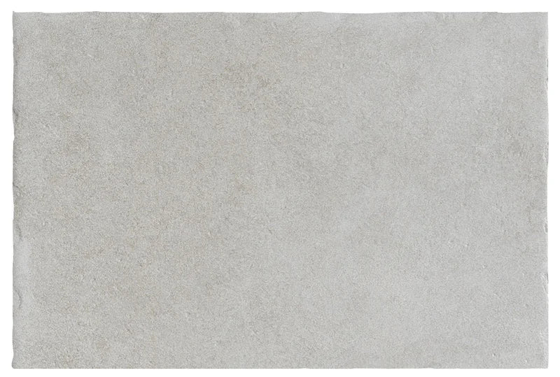 Dettaglio piastrella in gres porcellanato effetto pietra rustica della Collezione Proxi di Ceramica Settecento, colore Bianco 32x48