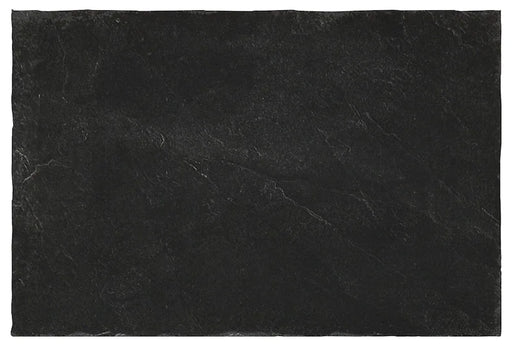 Dettaglio piastrella in gres porcellanato effetto pietra rustica della Collezione Proxi di Ceramica Settecento, colore Antracite 32x48