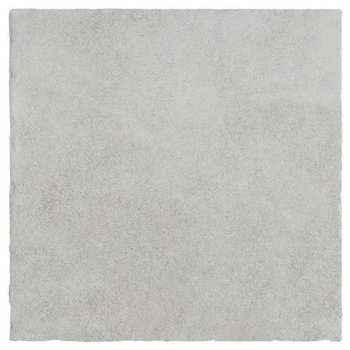 Dettaglio piastrella in gres porcellanato effetto pietra rustica della Collezione Proxi di Ceramica Settecento, colore Bianco 32x32