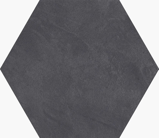 Piastrella gres Quadra Ardesia 22x25 cm Eccentrico, effetto cemento esagonale opaco.