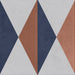 Piastrella gres Quadra Decoro 13 20.5x20.5 cm Eccentrico, effetto cementina opaco.