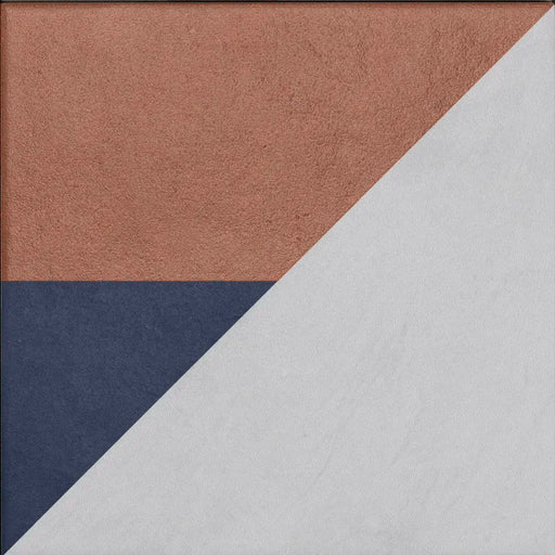 Piastrella gres Quadra Decoro 16 20.5x20.5 cm Eccentrico, effetto cementina opaco.