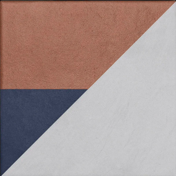 Piastrella gres Quadra Decoro 16 20.5x20.5 cm Eccentrico, effetto cementina opaco.