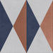 Piastrella gres Quadra Decoro CEQUA020013 20.5x20.5 cm Eccentrico, effetto cementina opaco.