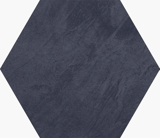 Piastrella gres Quadra Prussia 22x25 cm Eccentrico, effetto cemento esagonale opaco.