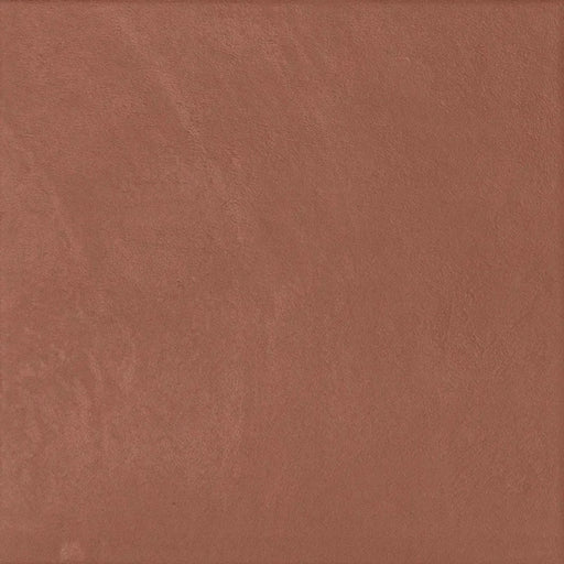 Piastrella gres Quadra Terracotta 20.5x20.5 cm Eccentrico, effetto cementina opaco.