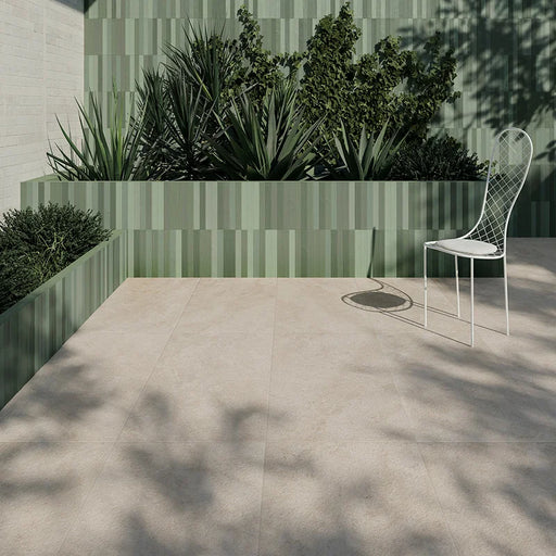 Piastrella gres Regula 1 Hammered 60x120 cm Eccentrico, effetto pietra bocciardata.