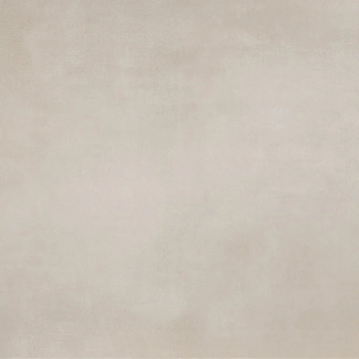 Dettaglio piastrella in gres porcellanato effetto cemento nuvolato della collezione R-Evolution di Casalgrande, formato 60x60 cm, colore Sand