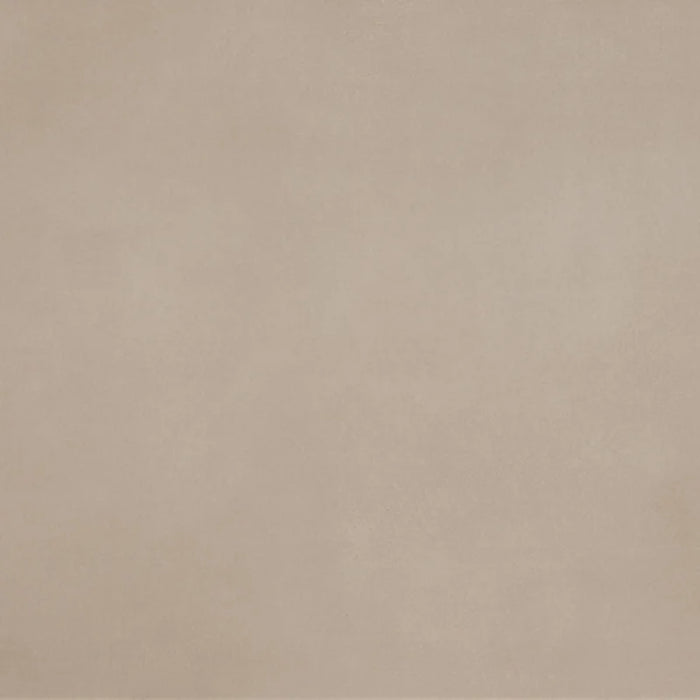 Dettaglio piastrella in gres porcellanato effetto cemento nuvolato della collezione R-Evolution di Casalgrande, formato 60x60 cm, colore Tortora