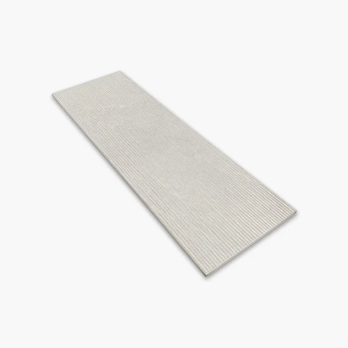 Ceramica per rivestimento bagno e cucina a rilievo rigato grigio, scontate outlet