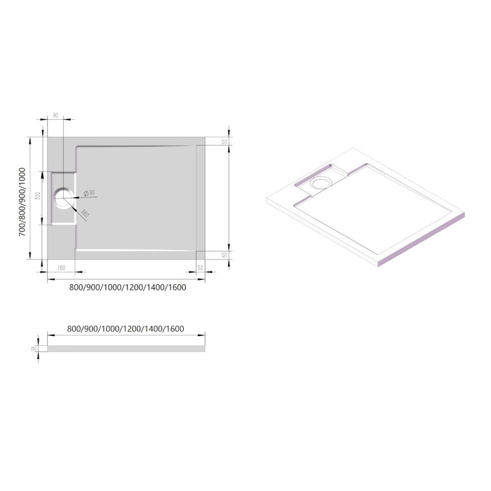 scheda tecnica piatto doccia silk di lacus