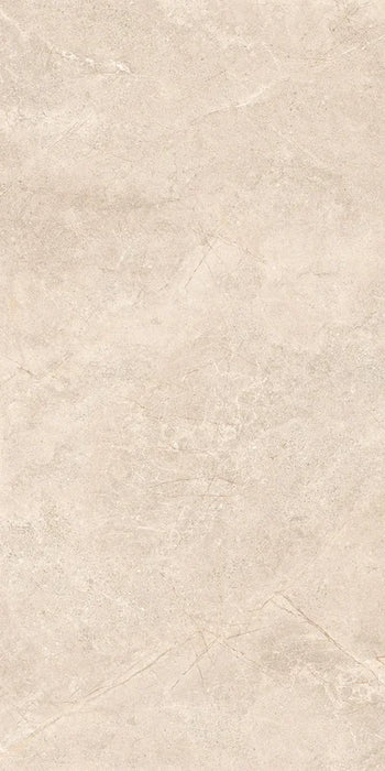 Piastrella Glow Stone Sand di Herberia Ceramiche in gres porcellanato effetto pietra con riflessi metallici 60x120 cm per pavimenti e rivestimenti contemporanei