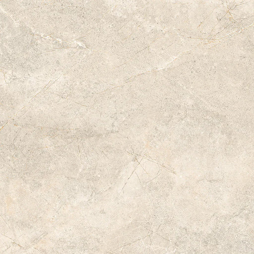 Piastrella Glow Stone Ivory di Herberia Ceramiche in gres porcellanato effetto pietra con riflessi metallici 60x60 cm per pavimenti e rivestimenti contemporanei