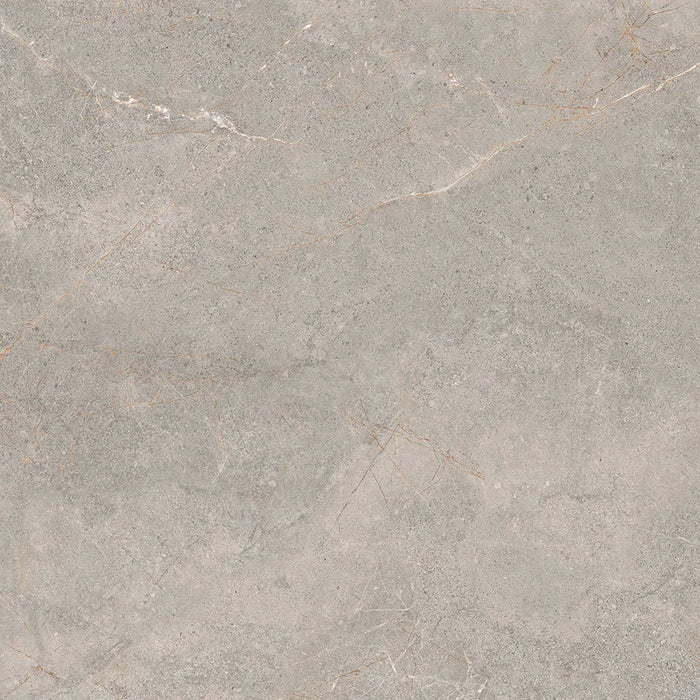 Piastrella Glow Stone Pearl di Herberia Ceramiche in gres porcellanato effetto pietra con riflessi metallici 60x60 cm per pavimenti e rivestimenti contemporanei