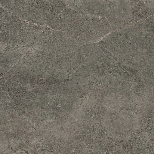 Piastrella Glow Stone Carbon di Herberia Ceramiche in gres porcellanato effetto pietra con riflessi metallici 60x60 cm per pavimenti e rivestimenti contemporanei