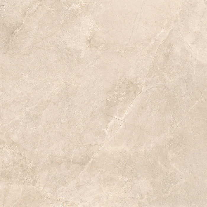 Piastrella Glow Stone Sand di Herberia Ceramiche in gres porcellanato effetto pietra con riflessi metallici 120x120 cm per pavimenti e rivestimenti contemporanei