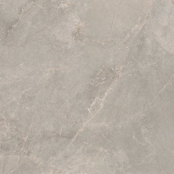 Piastrella Glow Stone Pearl di Herberia Ceramiche in gres porcellanato effetto pietra con riflessi metallici 120x120 cm per pavimenti e rivestimenti contemporanei