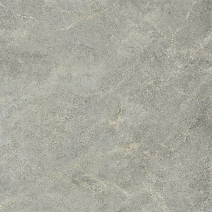 Piastrella Glow Stone Oxid di Herberia Ceramiche in gres porcellanato effetto pietra con riflessi metallici 120x120 cm per pavimenti e rivestimenti contemporanei