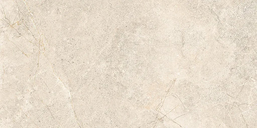 Piastrella Glow Stone Ivory di Herberia Ceramiche in gres porcellanato effetto pietra con riflessi metallici 30x60 cm per pavimenti e rivestimenti contemporanei