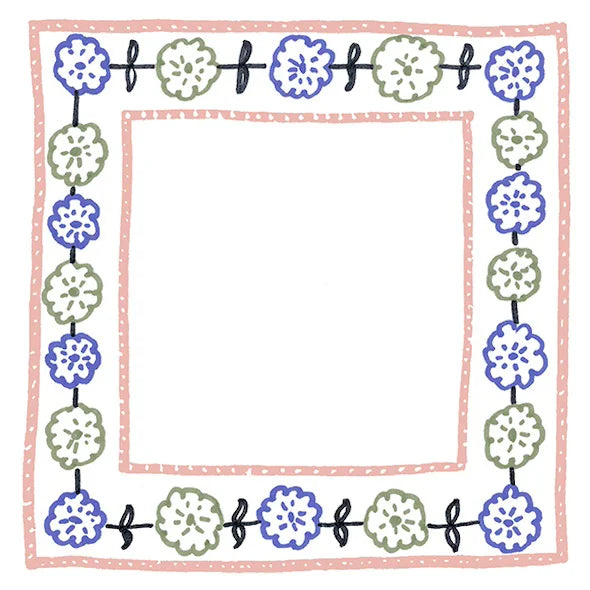 Piastrelle opache in gres decorate con disegni colorati ispirati a festival, formato 10x10 cm, collezione Stories di 41zero42, colore Caravan Matte