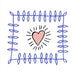 Piastrelle lucide in gres decorate con disegni colorati ispirati a festival, formato 10x10 cm, collezione Stories di 41zero42, colore Caravan Lux