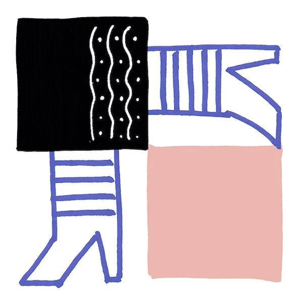 Piastrelle opache in gres decorate con disegni colorati ispirati a festival, formato 10x10 cm, collezione Stories di 41zero42, colore Caravan Matte