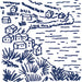 Piastrelle lucide in gres decorate con disegni colorati ispirati alla Costiera Amalfitana, formato 10x10 cm, collezione Stories di 41zero42, colore Costiera Lux