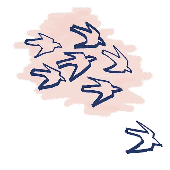 Piastrelle opache in gres decorate con disegni colorati ispirati alla Costiera Amalfitana, formato 10x10 cm, collezione Stories di 41zero42, colore Costiera Matte