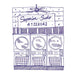 Piastrelle lucide in gres decorate con disegni a penna blu, formato 10x10 cm, collezione Stories di 41zero42, colore Eddie Lux
