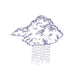 Piastrelle lucide in gres decorate con disegni a penna blu, formato 10x10 cm, collezione Stories di 41zero42, colore Eddie Lux