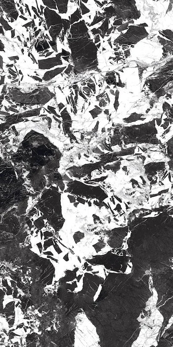 Piastrelle Supreme di 41zero42 in gres porcellanato effetto marmo bianco e nero 60x120 cm per pavimenti e rivestimenti moderni