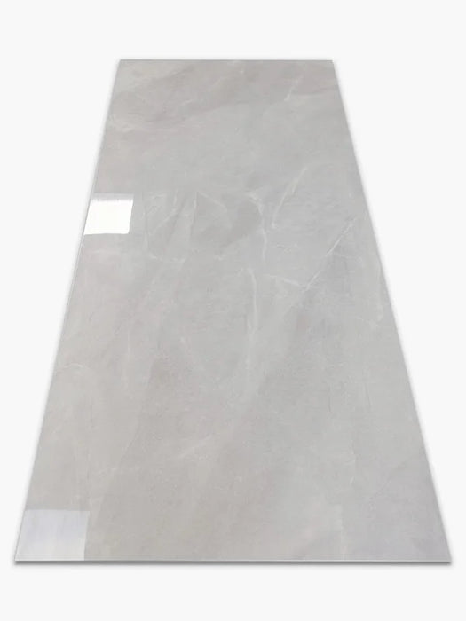 Lastra in gres porcellanato effetto marmo grigio rettificato Xstone Silver per pavimenti e rivestimenti interni 60x120