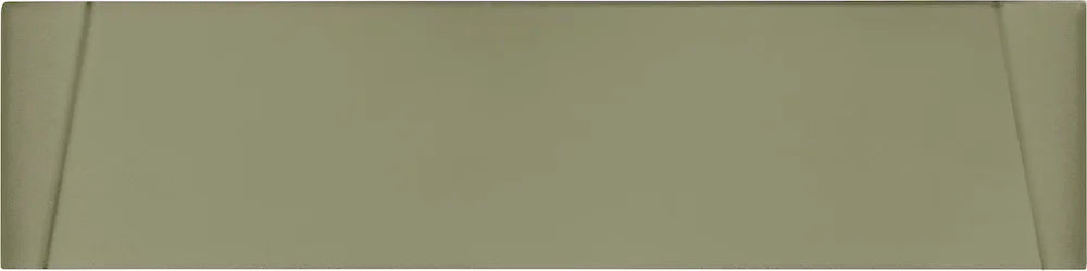 Dettaglio piastrella per rivestimento ceramico effetto mattoncino tridimensionale opaco 7,5x30 cm della collezione Skema, colore Matt Green di Ceramica Settecento