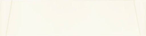 Dettaglio piastrella per rivestimento ceramico effetto mattoncino tridimensionale opaco 7,5x30 cm della collezione Skema, colore Matt White di Ceramica Settecento