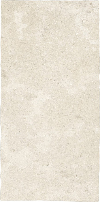 Dettaglio Piastrella in gres porcellanato per pavimento e rivestimento. Serie Stone Lab di herberia ceramiche colore Chianca 21.6x43.5 3