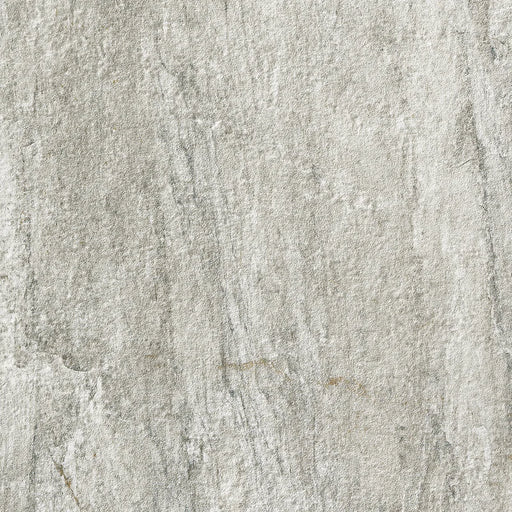 Dettaglio piastrella in gres porcellanato effetto pietra naturale quarzite della Collezione Stonequartz di Alfalux, formato 15x15 non rettificato, colore Grigio