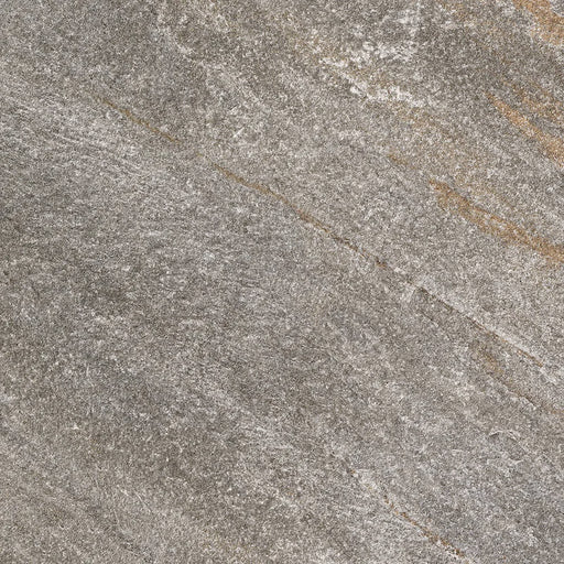 Dettaglio piastrella in gres porcellanato effetto pietra naturale quarzite della Collezione Stonequartz di Alfalux, formato 15x15 non rettificato, colore Grigio