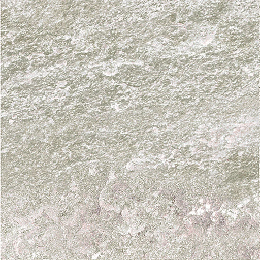 Dettaglio piastrella in gres porcellanato effetto pietra naturale quarzite della Collezione Stonequartz di Alfalux, formato 20x20 non rettificato, colore Perla