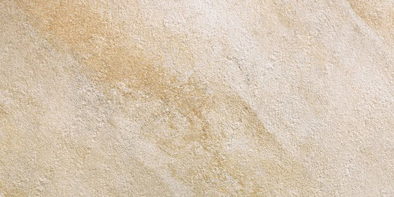 Dettaglio piastrella in gres porcellanato effetto pietra naturale quarzite della Collezione Stonequartz di Alfalux, formato 45x90 rettificato, colore Beige