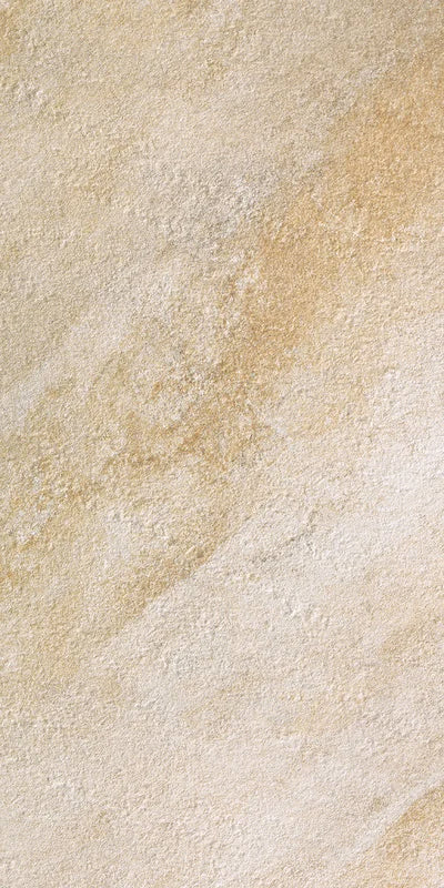 Dettaglio piastrella in gres porcellanato effetto pietra naturale quarzite della Collezione Stonequartz di Alfalux, formato 60x120 rettificato, colore Beige