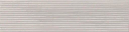 Dettaglio piastrella da rivestimento in formato mattoncino Lucido 7,5x30, rigato a rilievo, colore Silver, collezione Swing di ceramica Settecento