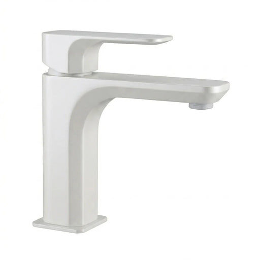 miscelatore per lavabo di design della serie Minerva di matericaSHOP, SERIE TIARA DI DANIEL RUBINETTERIE. Finitura nero opaco