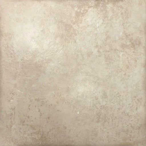 Piastrella semilucida in gres porcellanato effetto pietra leccese della collezione Terre d'Otranto di Ceramica Rondine, formato 60x60 cm con bordo naturale, colore Ivory