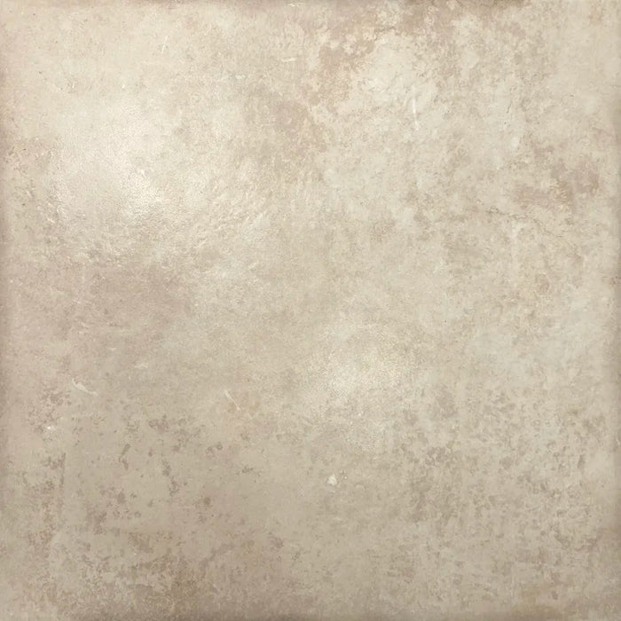Piastrella semilucida in gres porcellanato effetto pietra leccese della collezione Terre d'Otranto di Ceramica Rondine, formato 60x60 cm con bordo naturale, colore Ivory