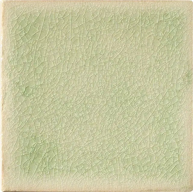 Dettaglio piastrella per rivestimento in ceramica Craquelé effetto fatto a a mano lucido 15x15 cm della collezione The Traditional Style, colore Hay di Ceramica Settecento