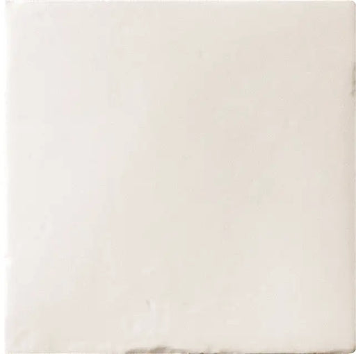 Dettaglio piastrella per rivestimento in ceramica Craquelé effetto fatto a a mano lucido 15x15 cm della collezione The Traditional Style, colore Pure White di Ceramica Settecento